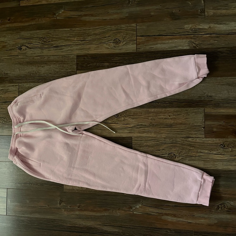 Pink sweatpants